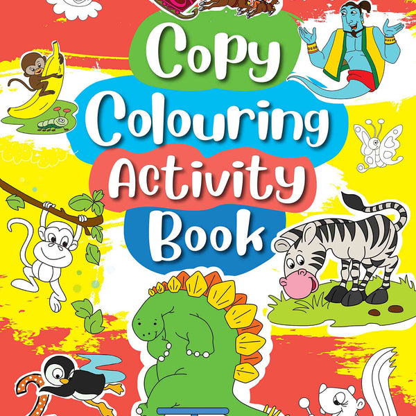 Copy colouring Activity book - Om Books - Distacart