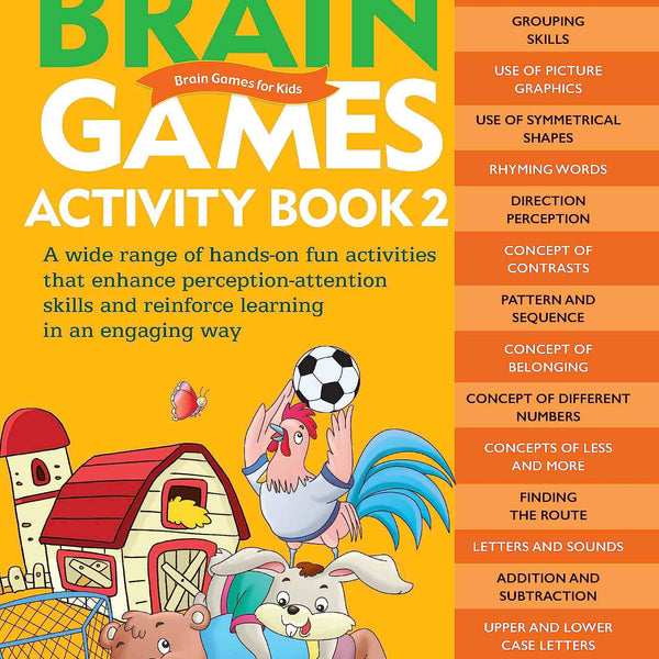 Brain Games Activity Books- 2 Level - 3 - Om Books - Distacart