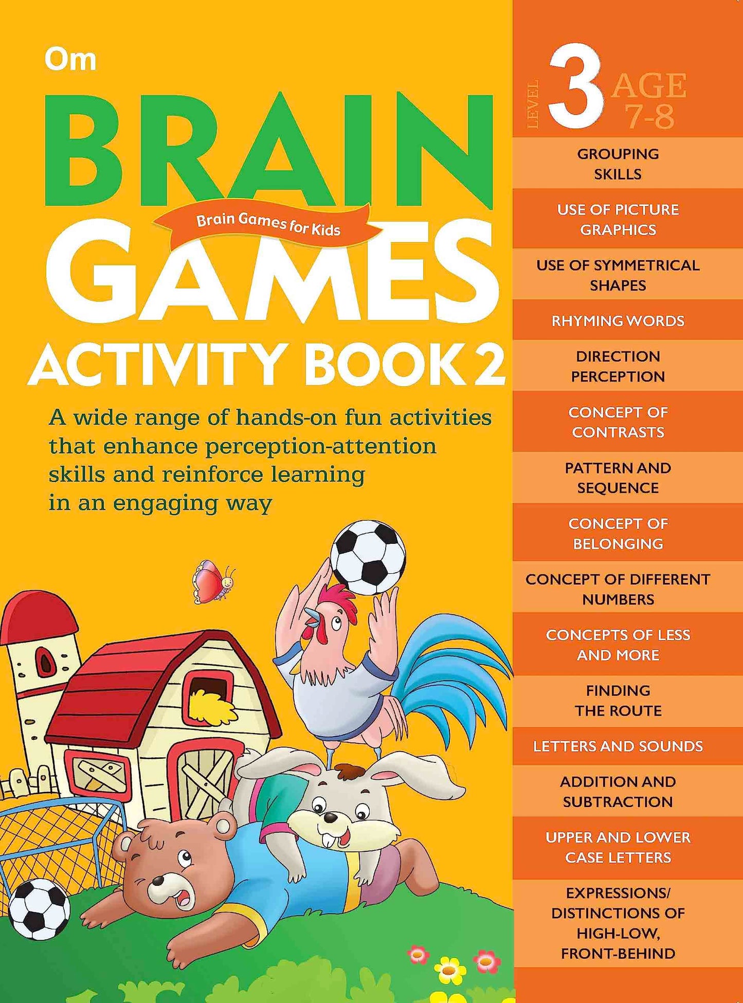 Brain Games Activity Books- 2 Level - 3 - Om Books - Distacart