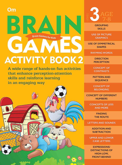 Brain Games Activity Books- 2 Level - 3 - Om Books - Distacart