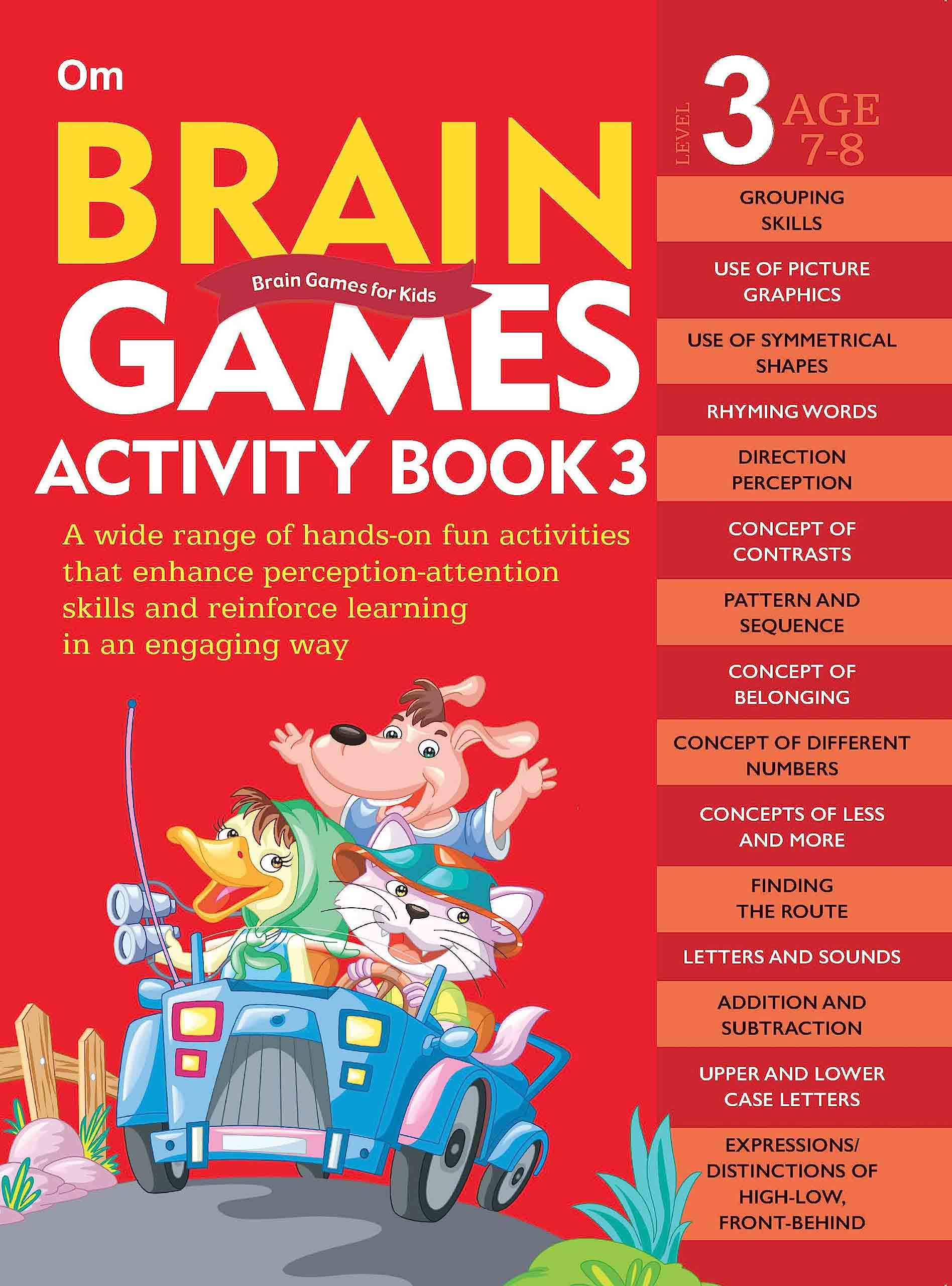 Brain Games Activity Books- 3 Level - 3 - Om Books - Distacart