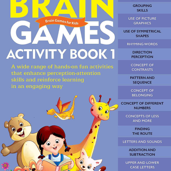 Brain Games Activity Books- 1 Level - 3 - Om Books - Distacart