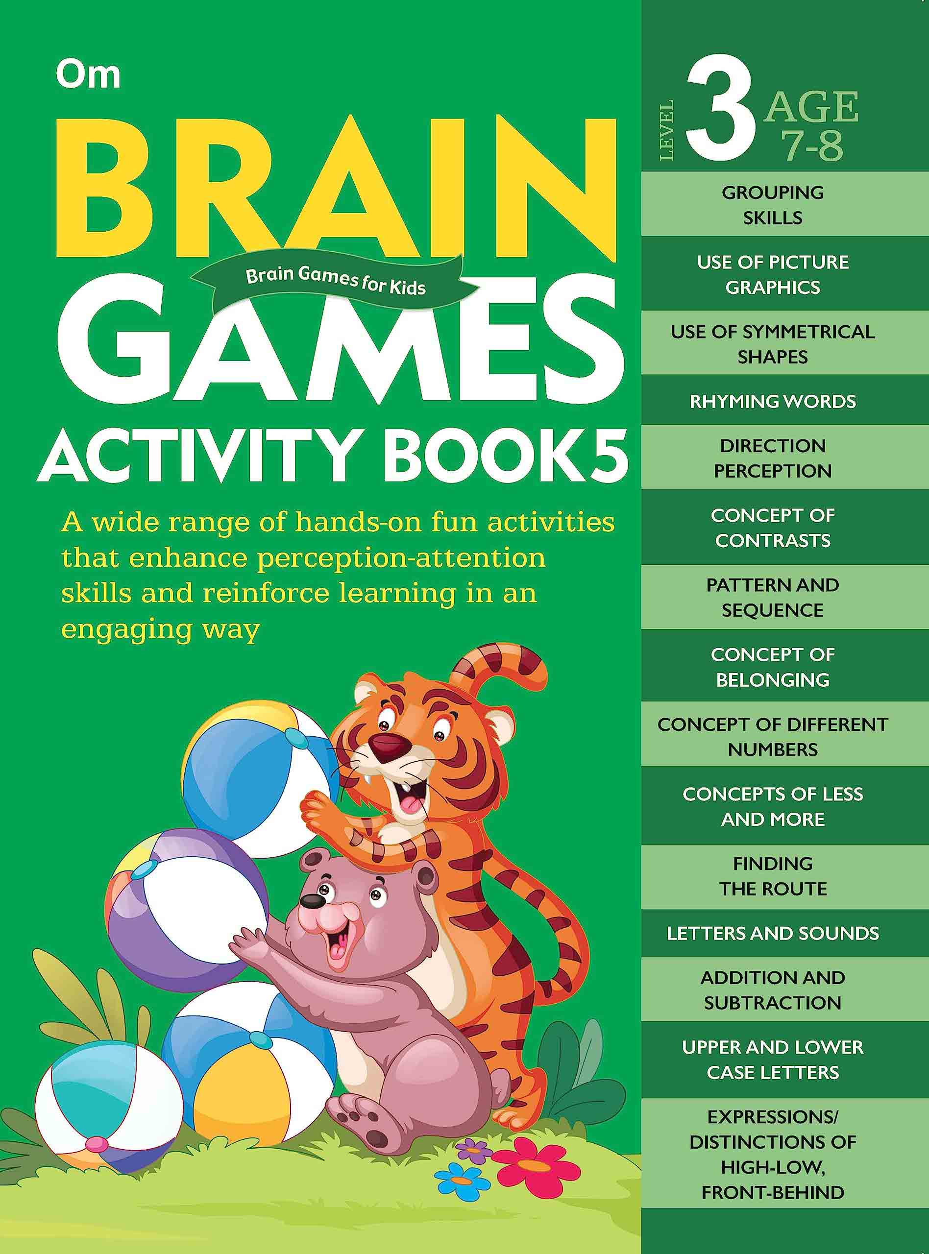 Brain Games Activity Books- 5Level - 3 - Om Books - Distacart