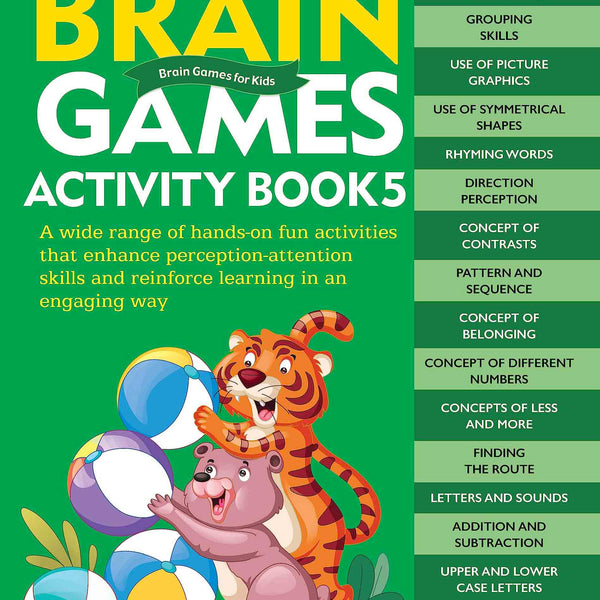 Brain Games Activity Books- 5Level - 3 - Om Books - Distacart