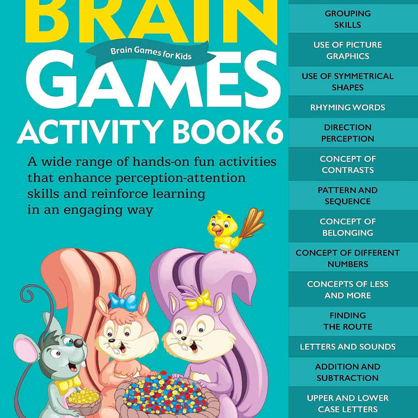 Brain Games Activity Books- 6 Level - 3 - Om Books - Distacart