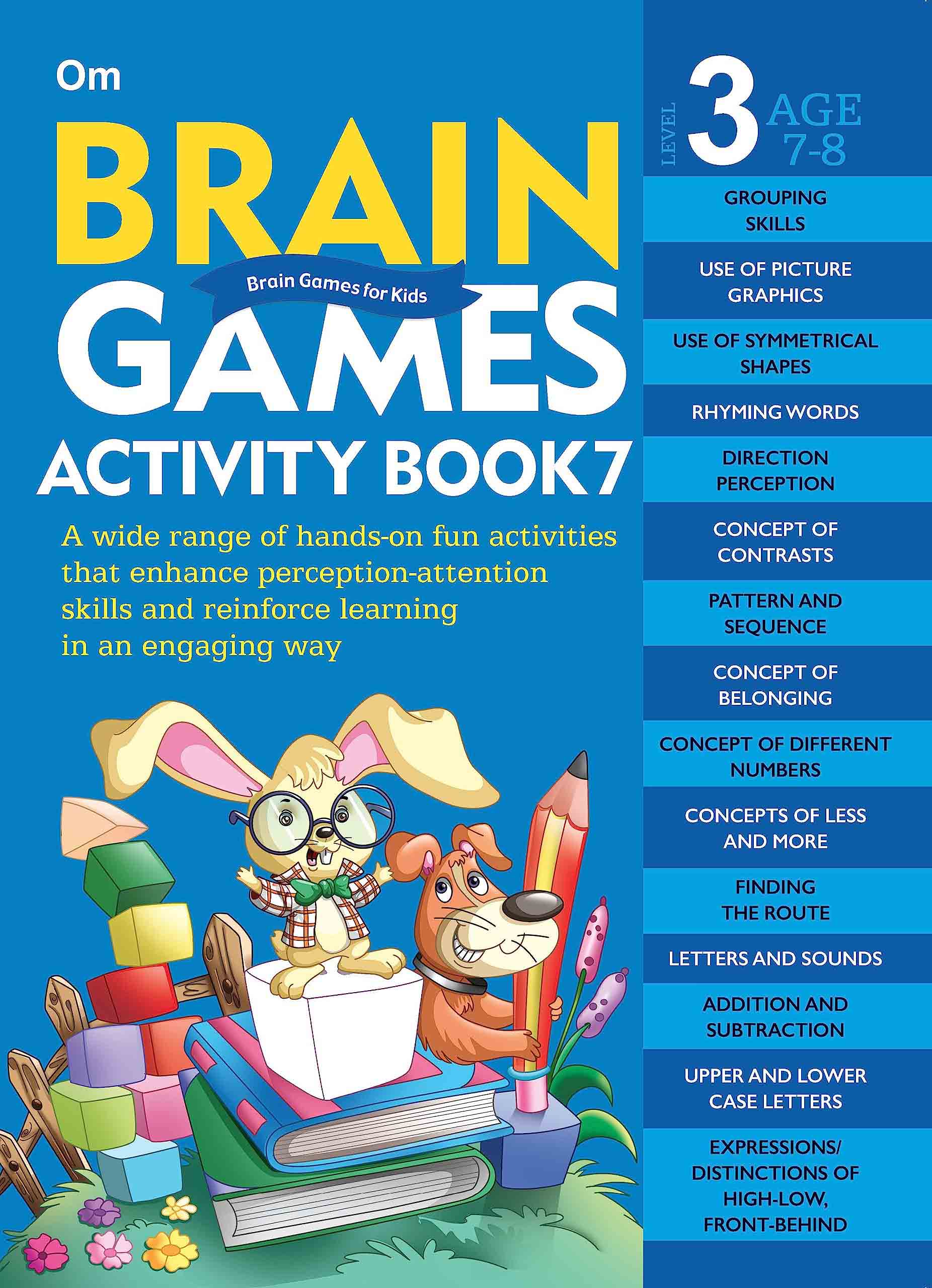 Brain Games Activity Books- 7 Level - 3 - Om Books - Distacart