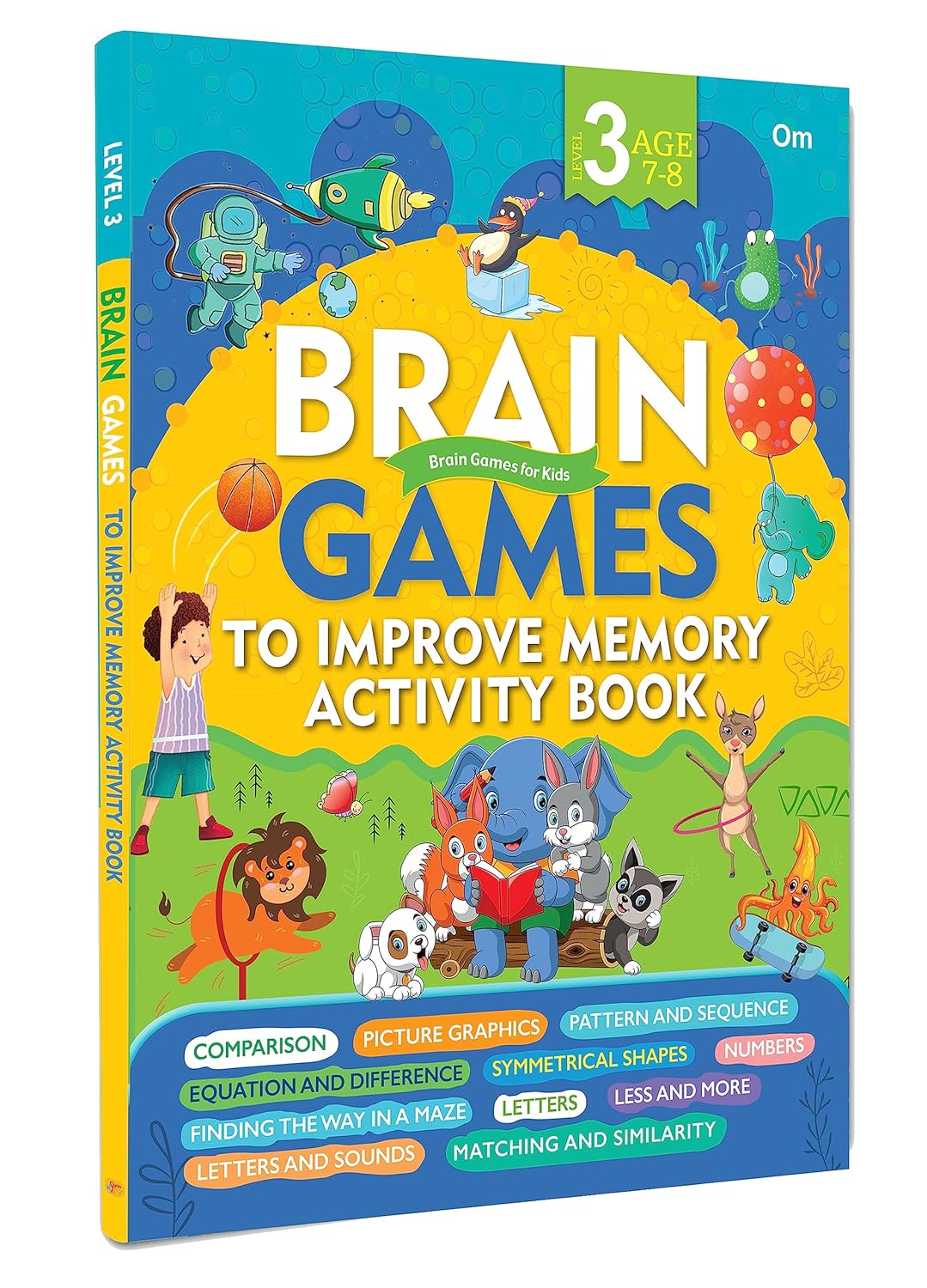 Brain Games to Improve Memory Activity Book Level 3 - Om Books - Distacart
