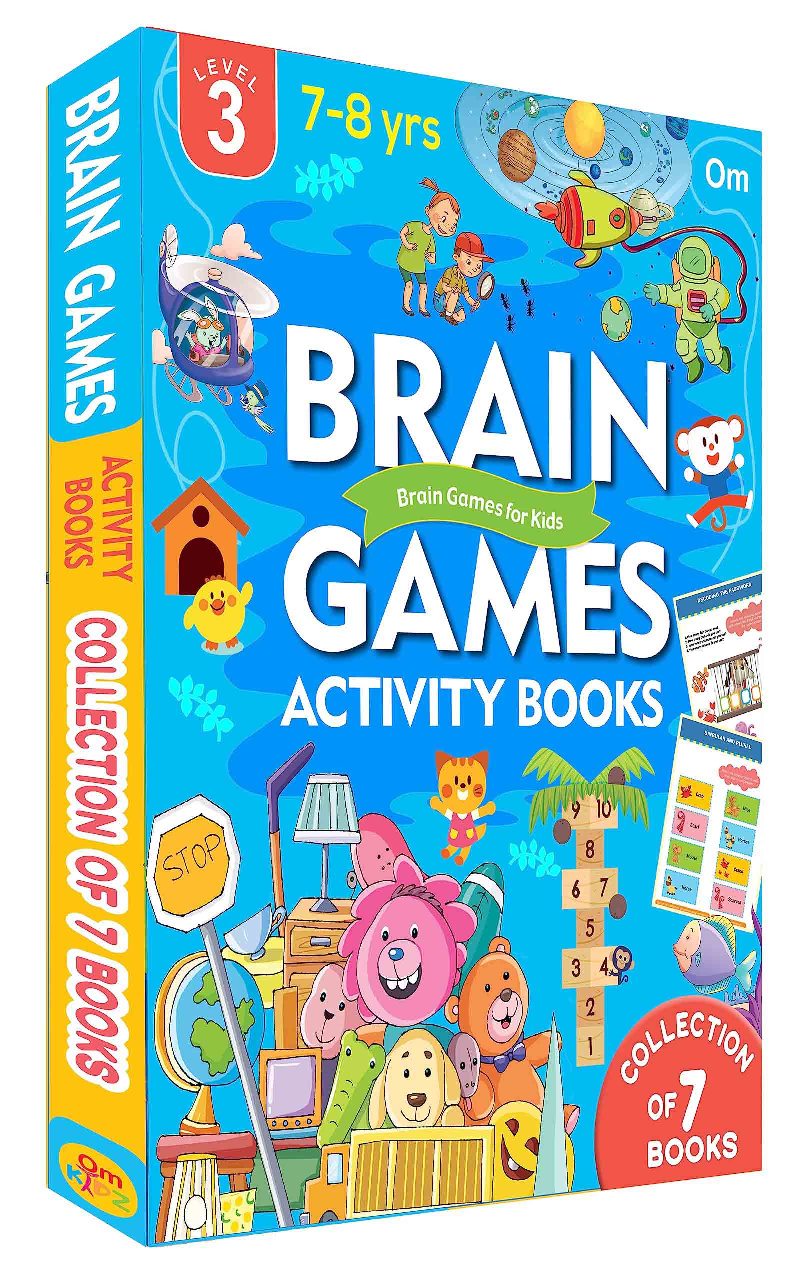 Brain Games Activity Books Level - 3 Box set - Om Books - Distacart