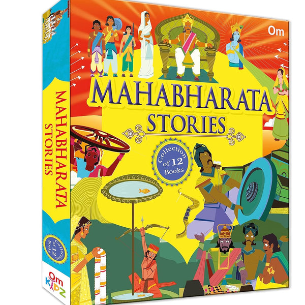 Mahabharata Stories: Collection of 12 books Box set - Om Books - Distacart