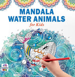 Thumbnail for Mandala Sea Animals Art Coloring Book For Kids | 30 Ocean-Themed Mandala Designs To Enhance Art Coloring, Drawing & Focus | High Quality Premium Paper | Perfect Gift For Children & Teens-Namaskar Kids - Dista