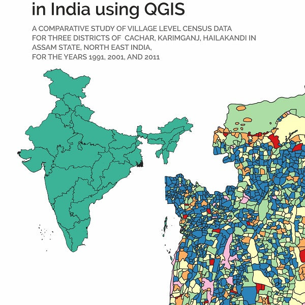 Spatial Analysis Of Gender Based Work Force In India Using Qgis A Comparative Study 1991 2001 2011 - Gyan Books - Distacart