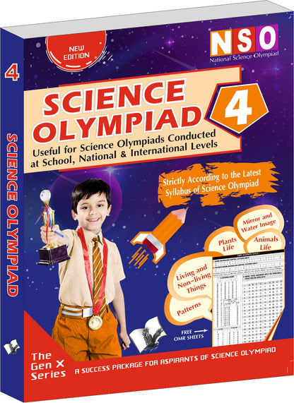 National Science Olympiad - Class 4 (With OMR Sheets) by Shikha Gupta - Dista