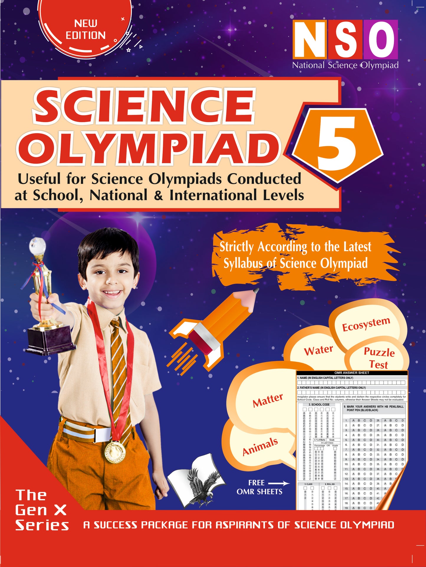 National Science Olympiad - Class 5 (With OMR Sheets) by Shraddha Singh - Dista
