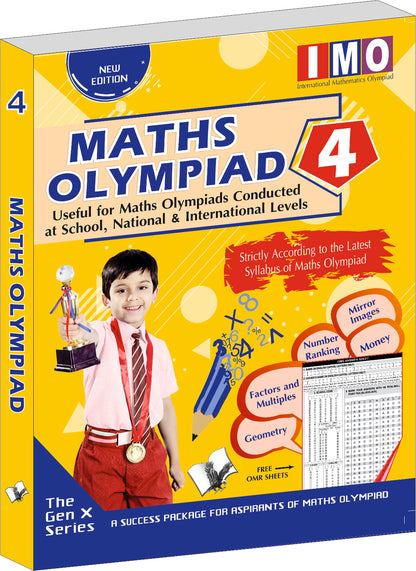 International Maths Olympiad - Class 4 (With OMR Sheets) by Shraddha Singh - Dista