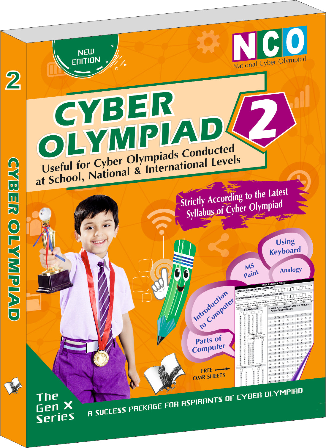 National Cyber Olympiad - Class 2(With OMR Sheets) by Shikha Gupta - Dista