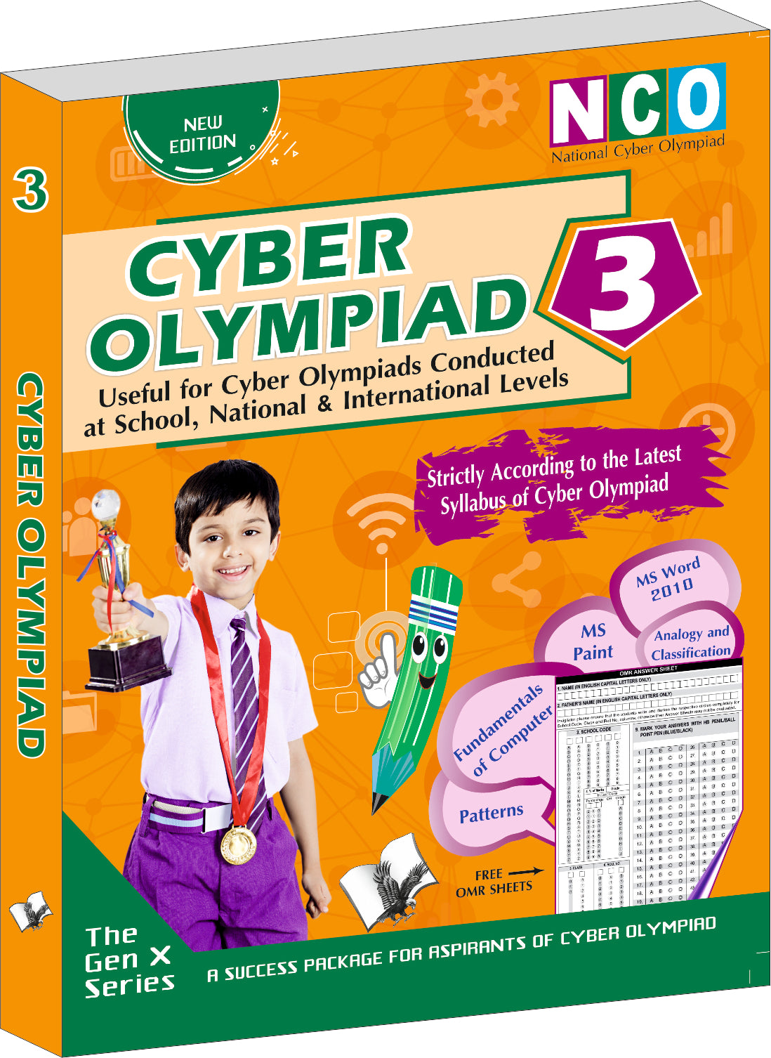 National Cyber Olympiad - Class 3 (With OMR Sheets) by Shraddha Singh - Dista