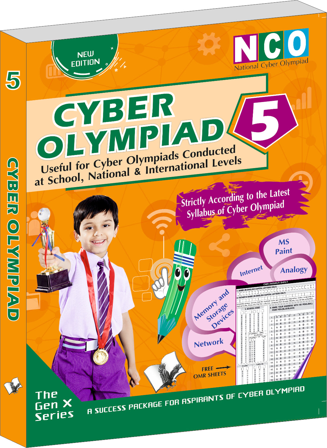 National Cyber Olympiad - Class 5(With OMR Sheets) by Shraddha Singh - Dista