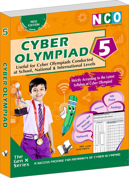 National Cyber Olympiad - Class 5(With OMR Sheets) by Shraddha Singh - Dista