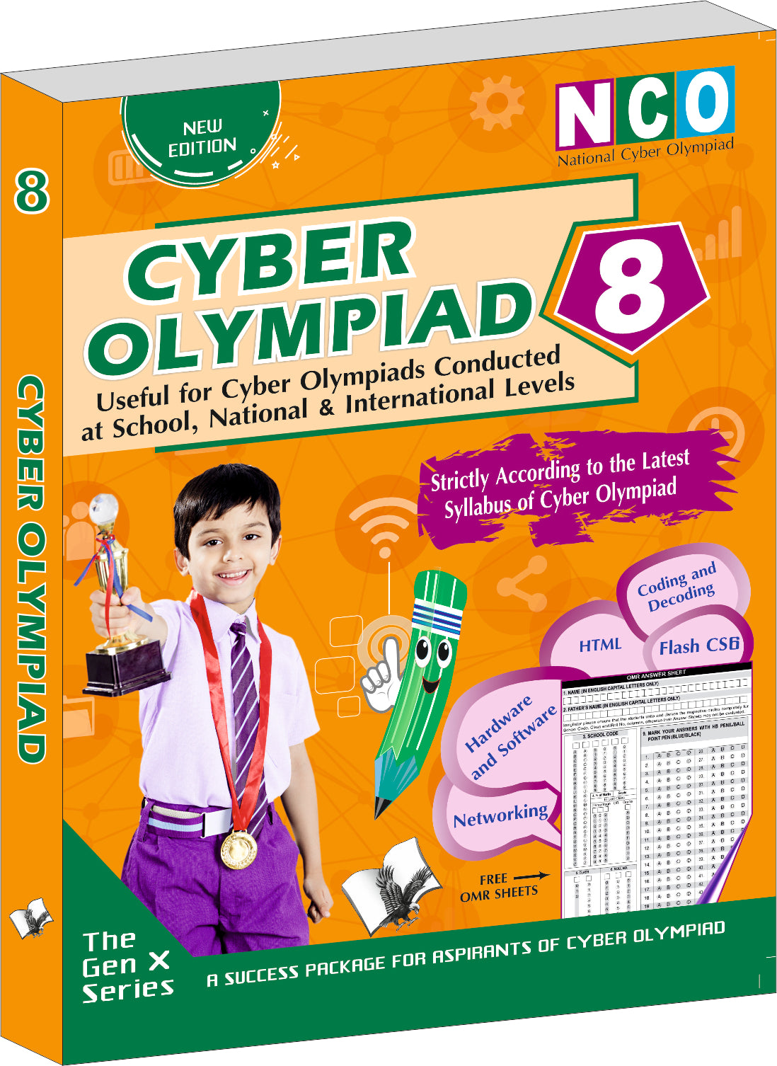 National Cyber Olympiad - Class 8 (With OMR Sheets) by Anita Gaur - Dista