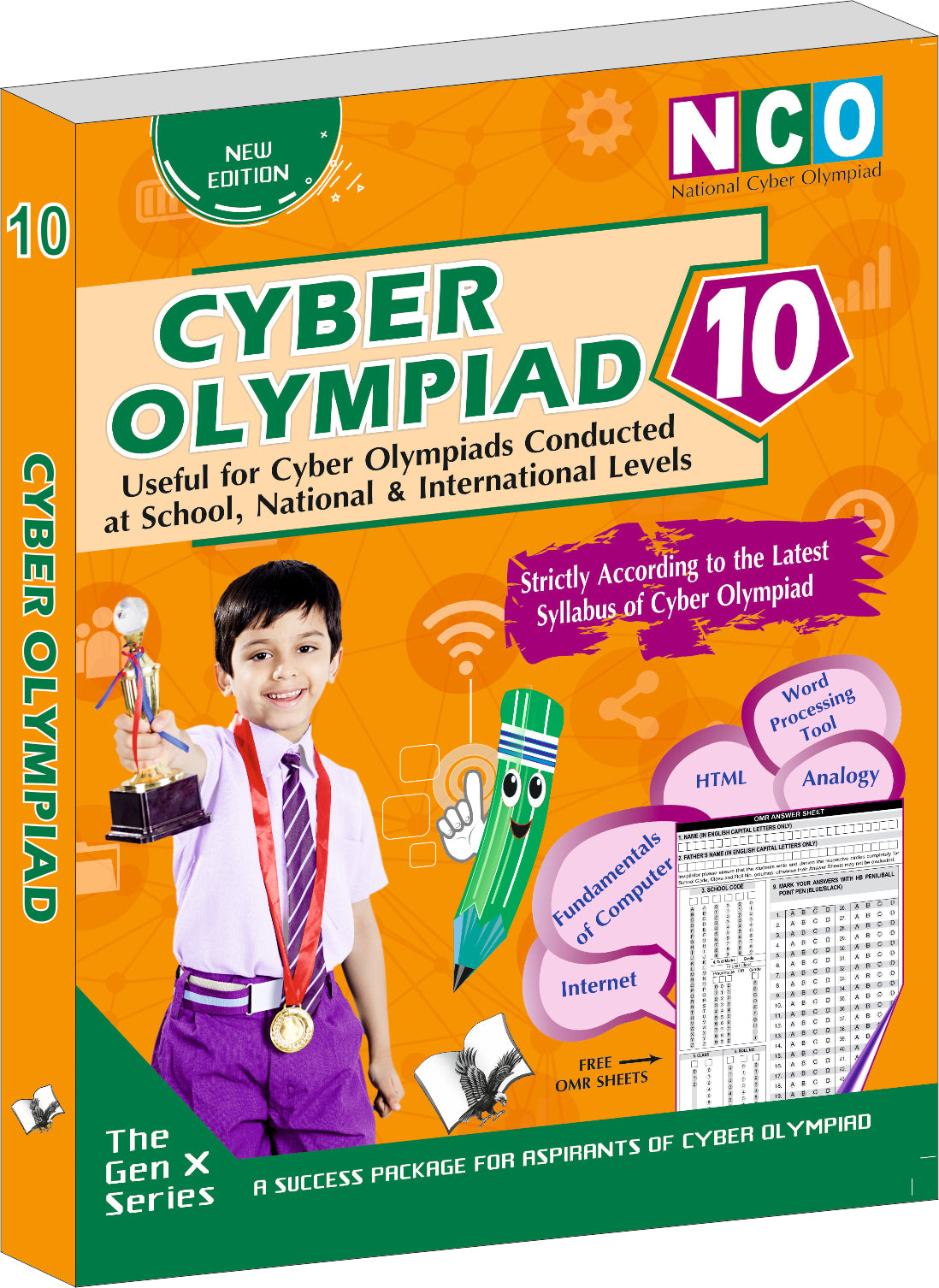 National Cyber Olympiad - Class 10 (With OMR Sheets) by Navneet Mehra - Dista