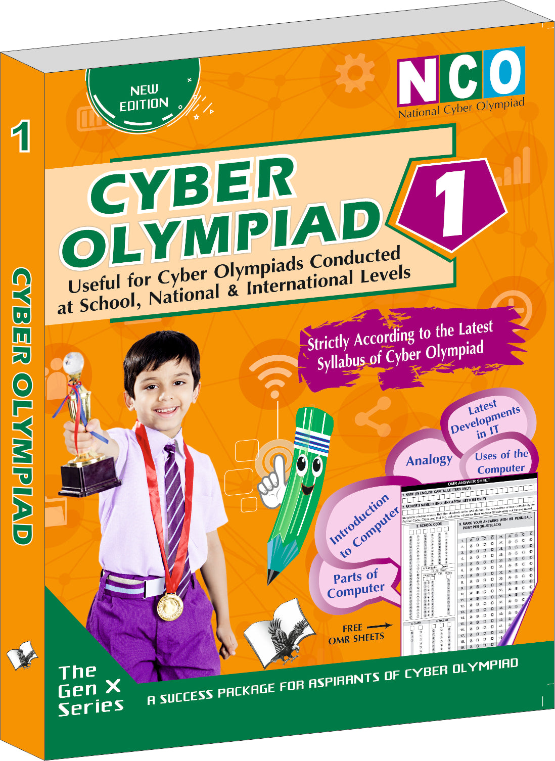 National Cyber Olympiad - Class 1 (With OMR Sheets) by Navneet Mehra - Dista