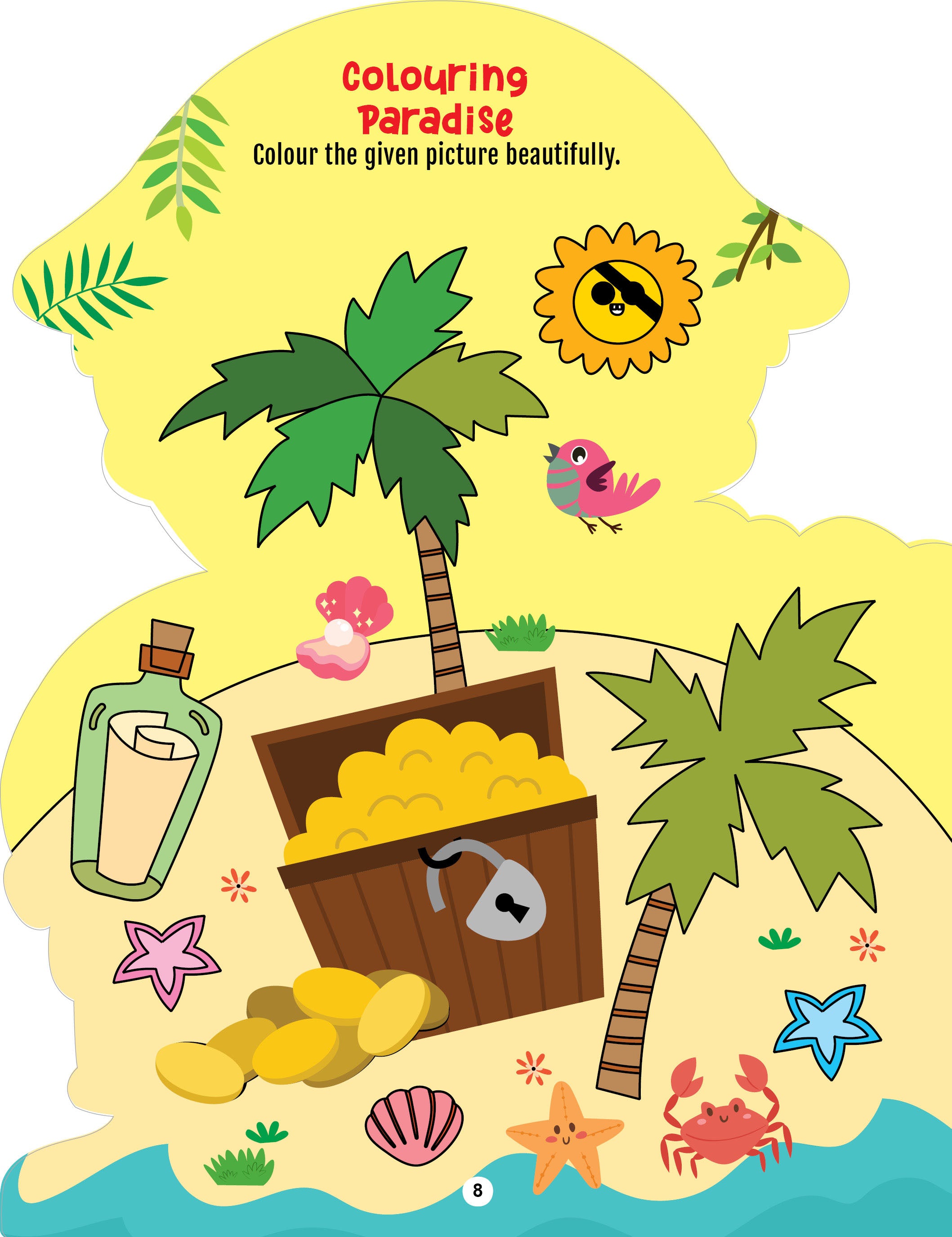 Dreamland Publications Step into the Pirates World - Activity and Colouring Fun Book for Age 4+