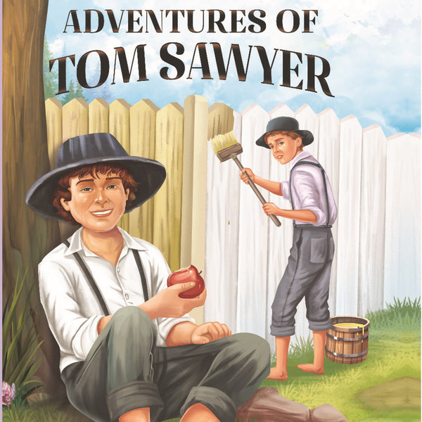 Dreamland Publications Adventures of Tom Sawyer - Illustrated Abridged Classics for Children with Practice Questions