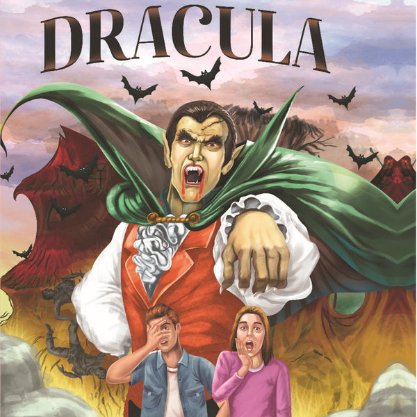 Dreamland Publications Dracula - Illustrated Abridged Classics for Children with Practice Questions