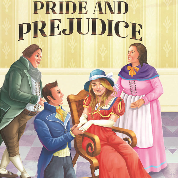 Dreamland Publications Pride and Prejudice - Illustrated Abridged Classics for Children with Practice Questions