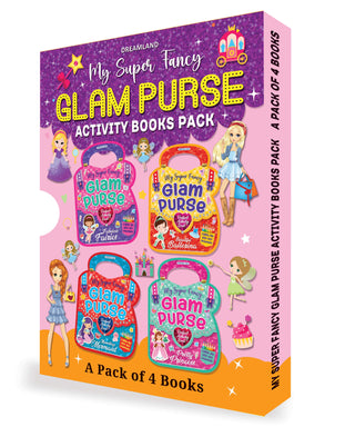 Dreamland Publications My Super Fancy Glam Purse Books Pack- A Set of 4 Books