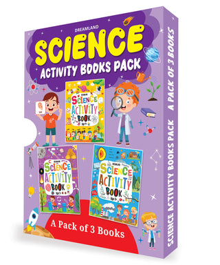 Dreamland Publications Science Activity Books Pack- A Set of 3 Books