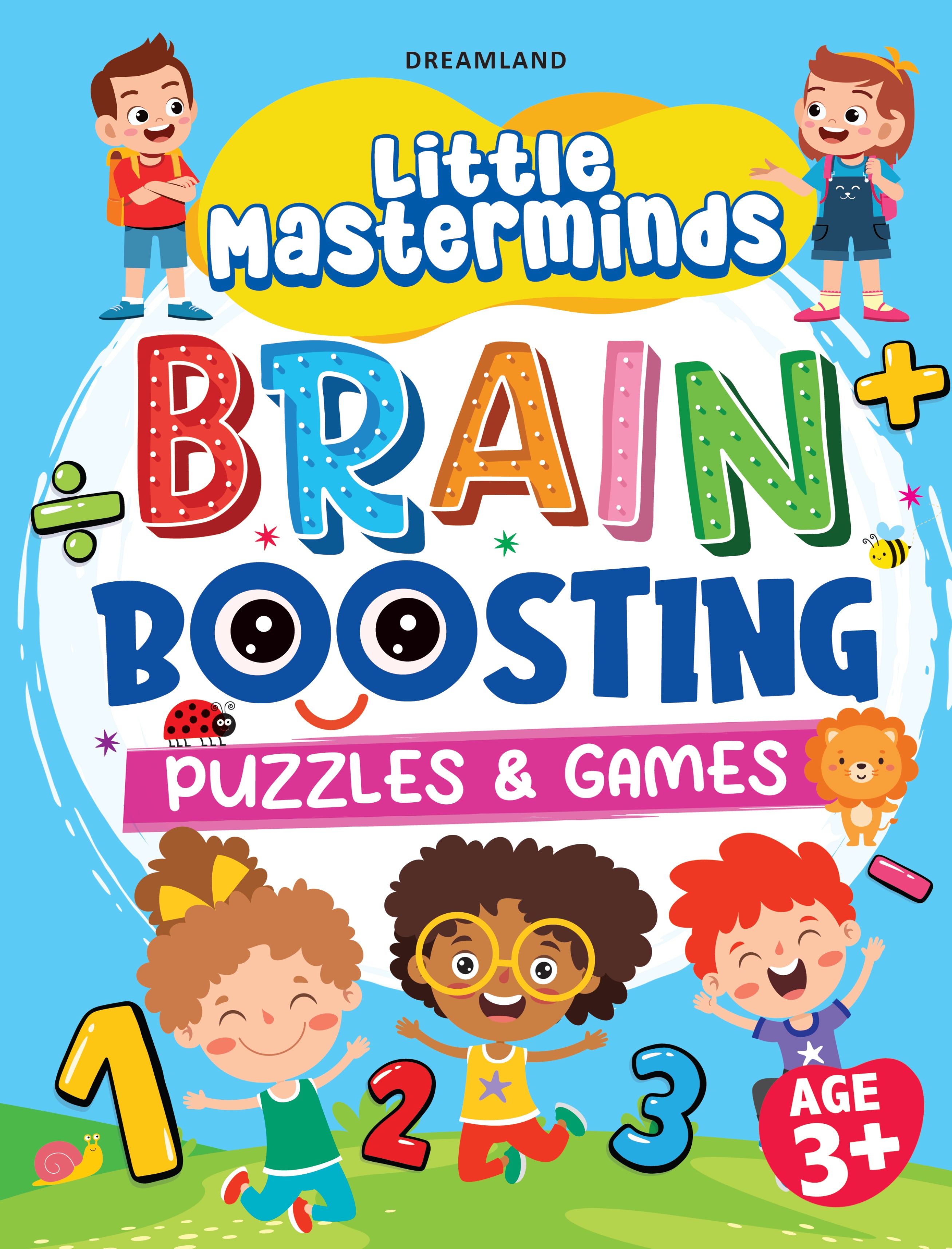 Dreamland Publications Little Masterminds: Brain Boosting Puzzles & Games Activity Book for Kids Age 3 and Up