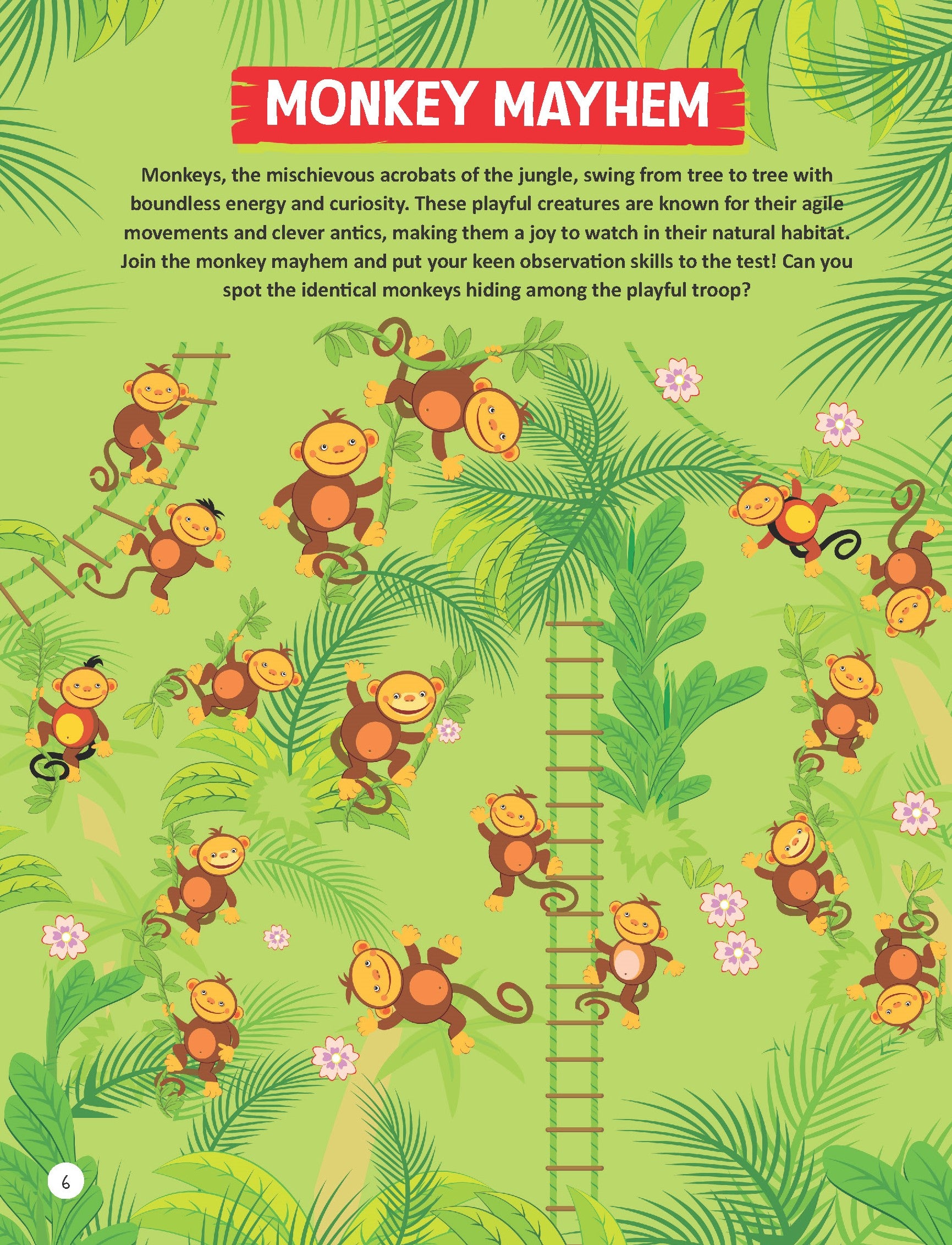 Dreamland Publications Wildlife Wonders Activity Book for Kids Age 5 -10 years