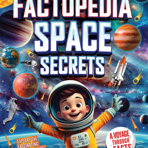 Dreamland Publications Factopedia Space Secrets: Fun and Mind-Blowing Facts About Space for Kids Ages 6–10