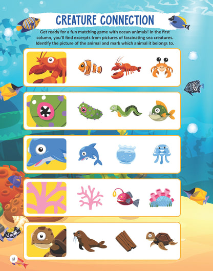 Dreamland Publications Underwater Expedition Activity Book for Kids Age 5 -10 years - Distacart