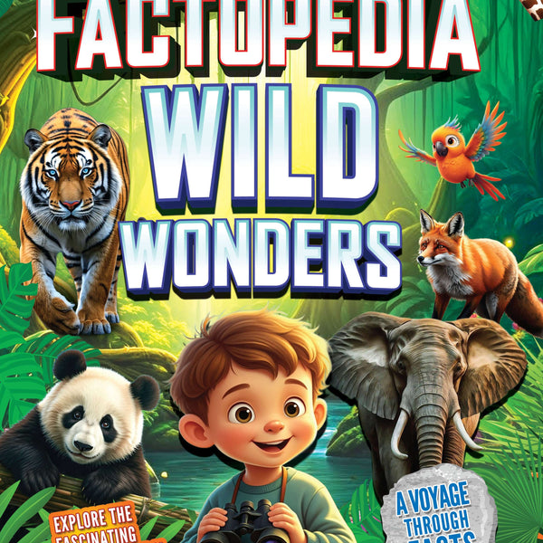 Dreamland Publications Factopedia Wild Wonders: A Fun Fact Book About Wildlife, Nature & Creatures for Kids Age 6+
