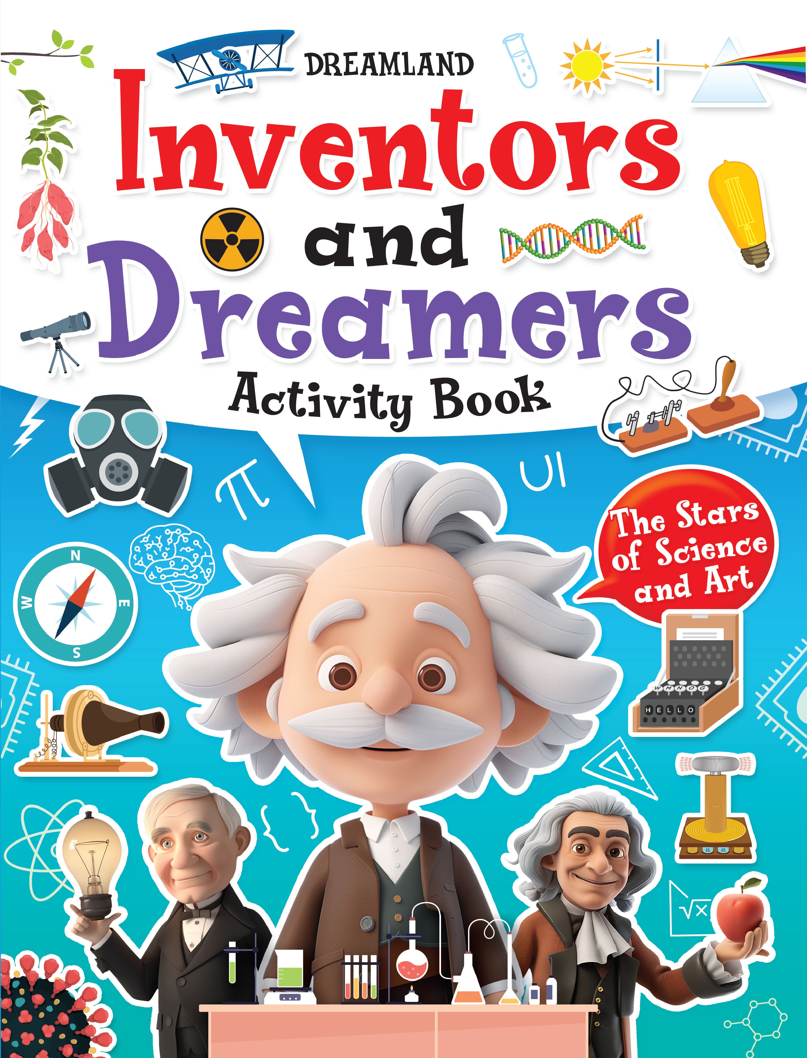 Dreamland Publications Inventors and Dreamers Activity Book for Kids 6–12: Fun Projects, Puzzles & Challenges to Spark Young Minds - Distacart