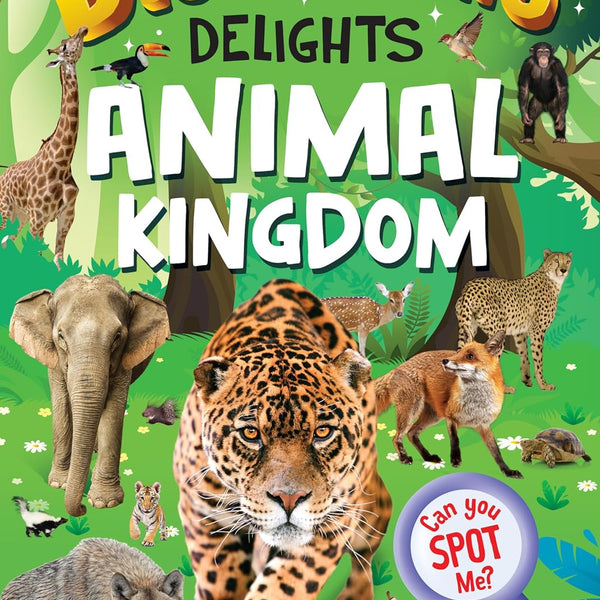 Dreamland Publications Animal Kingdom Discovering Delights Flap Book for Kids Age 4 - 10 years