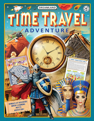 Dreamland Publications Time Travel Adventure Activity Book for Kids Age 5 -10 years