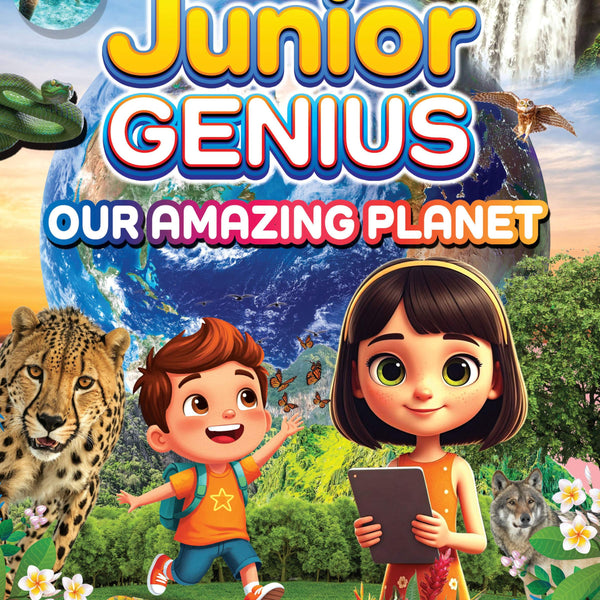 Dreamland Publications Junior Genius: Our Amazing Planets – A Fun-Filled Learning Book for Kids Age 7+ | Discover Earth, Mars, Jupiter & More with Facts, Activities, and Quizzes