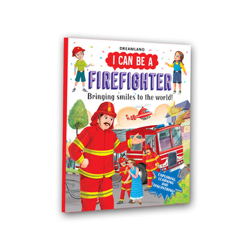 Dreamland Publications I Can Be a Firefighter- Discover the Exciting World of Firefighters Through Stories and Colourful Illustrations  for Kids Ages 4–8 - Dista