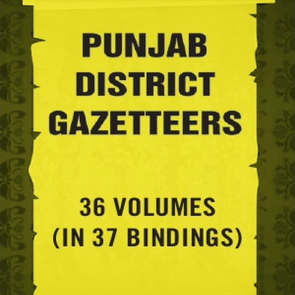 Punjab District Gazetteers 36 Vols. Set in 37 Bindings - Gyan Books - Distacart