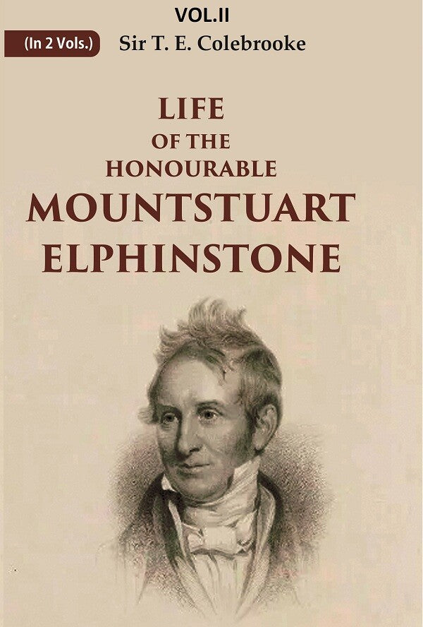 Life of the Honourable Mountstuart Elphinstone 1st - Gyan Books - Distacart