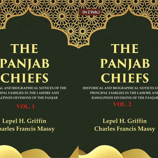 The Panjab Chiefs: Historical And Biographical Notices Of The Principal Families In The Lahore 2 Vols. Set - Gyan Books - Distacart