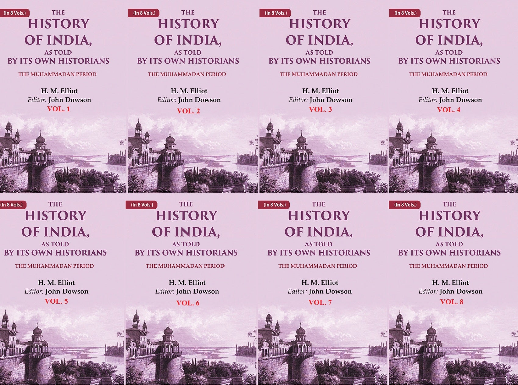 The History of India, as Told by its Own Historians: The Muhammadan Period 8 Vols. Set - Gyan Books - Distacart