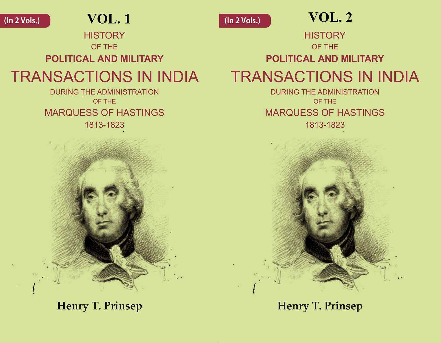 History of the Political and Military Transactions in India During the Administration of the Marquess of Hastings 1813-1823 2 Vols. Set - Gyan Books - Distacart