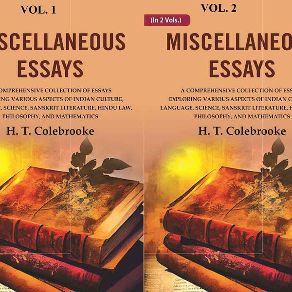 Miscellaneous Essays: A Comprehensive Collection Of Essays Exploring Various Aspects Of Indian 2 Vols. Set - Gyan Books - Distacart