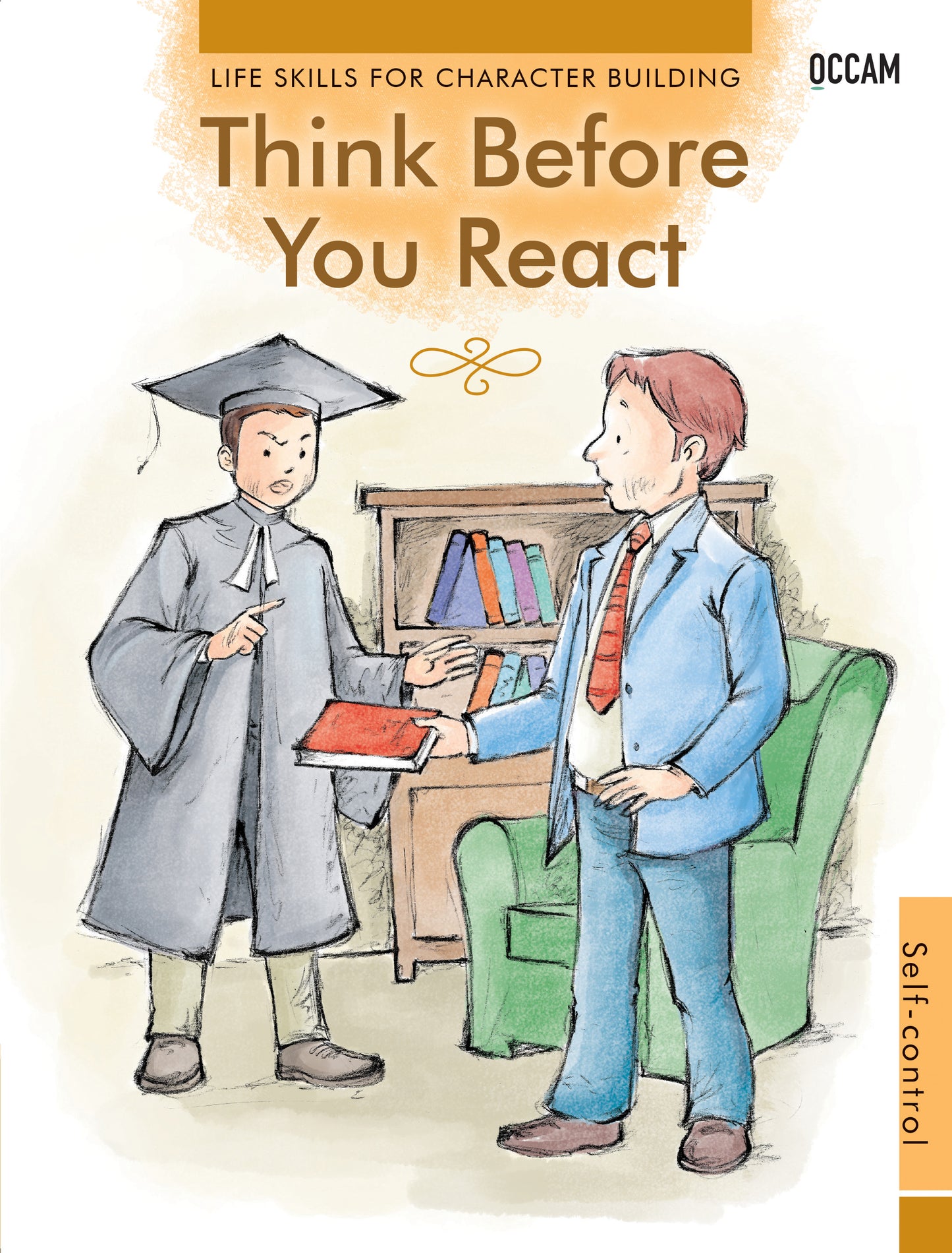 BluOne Ink Think Before You React - A Life Skills Story on Self-Control - Dista