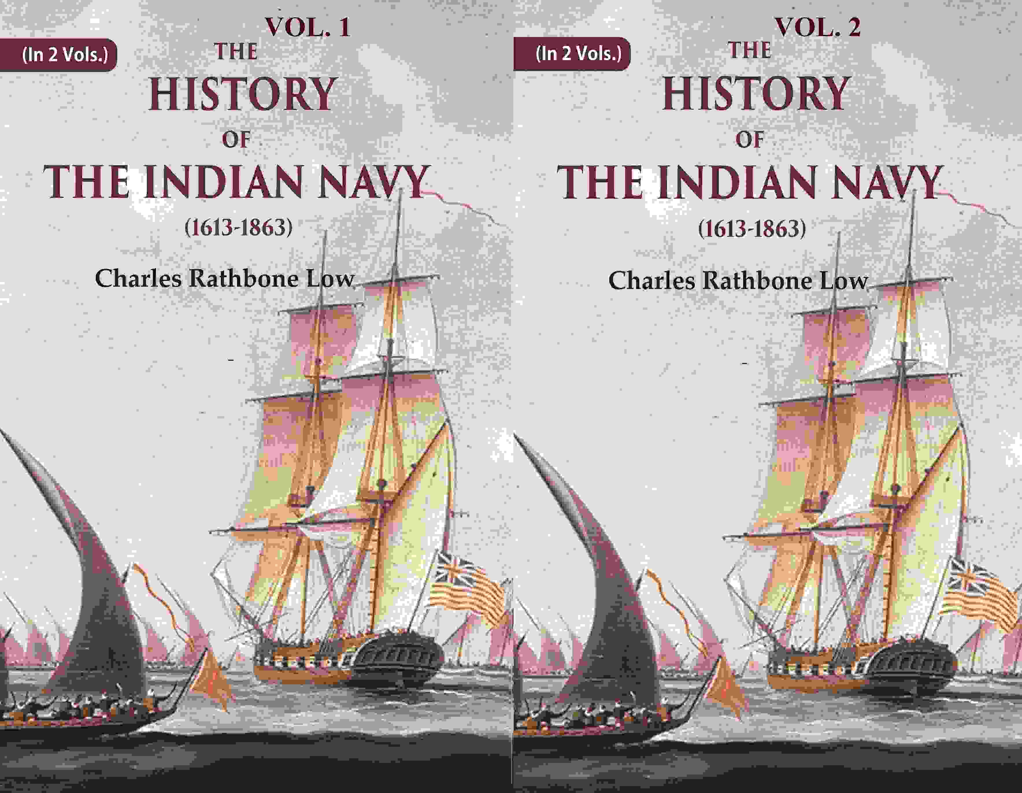 The History of the Indian Navy (1613-1863) 2 Vols. Set - Gyan Books - Distacart