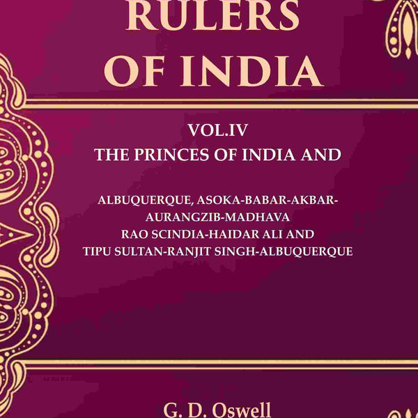 Sketches Of Rulers Of India: 4 The Princes Of India And Albuquerque, Vol. - Gyan Books - Distacart